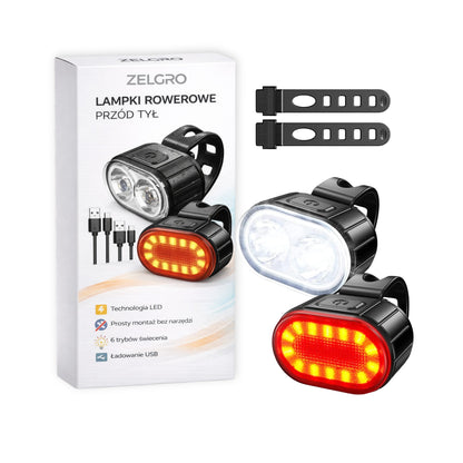 Lampki rowerowe LED